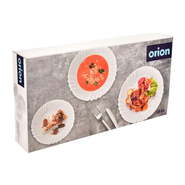 Jedálenská sada LUNA vlnky 18 dielov