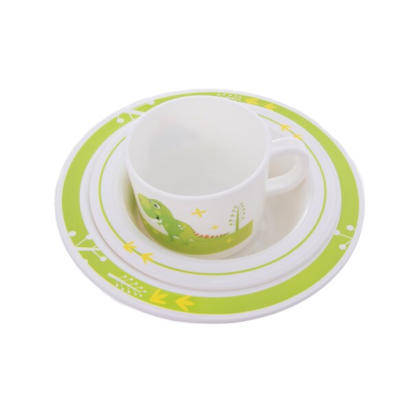 Jedálenská detská sada dino 3 diely