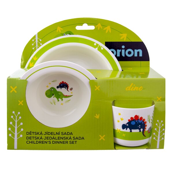 Jedálenská detská sada dino 3 diely