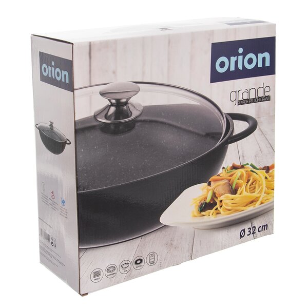 Panvica GRANDE Wok s pokrievkou pr. 32 cm