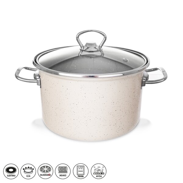 Hrnec GRANDE COPPER s poklicí 2,8 l