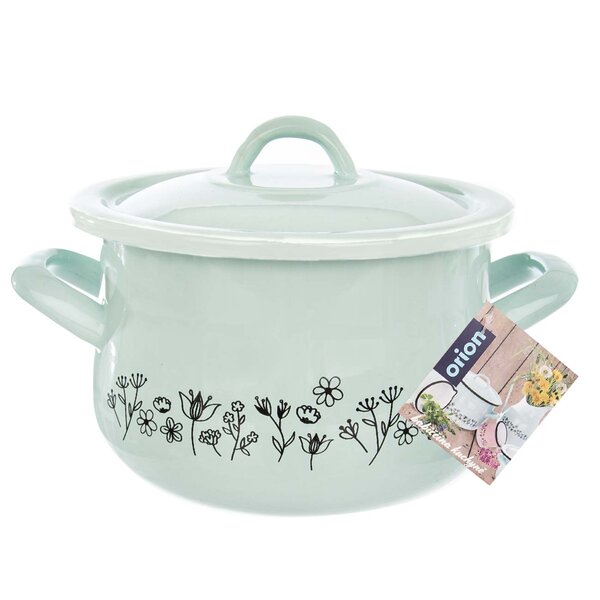 Hrniec LÚKA zelený s pokrievkou 2,3 l