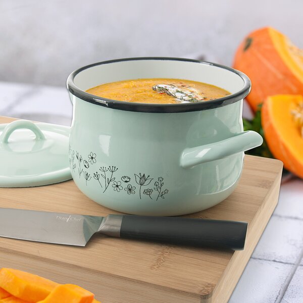 Hrniec LÚKA zelený s pokrievkou 2,3 l