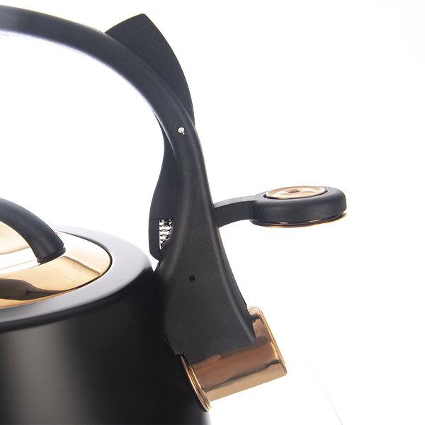 Čajník s píšťalou Rose gold 3 l