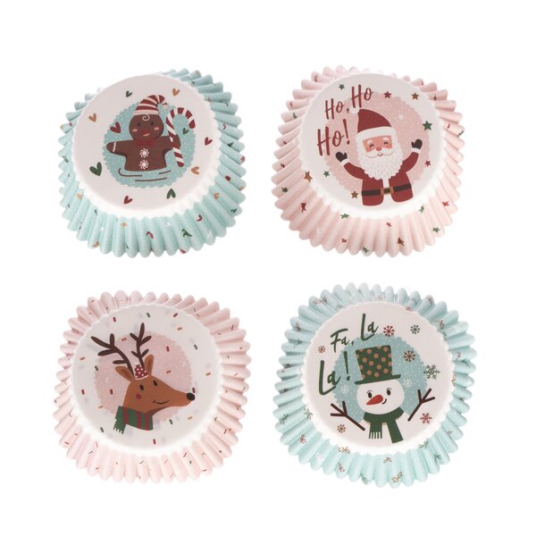 Cukrársky košíček vianočný pr. 5 cm 100 ks