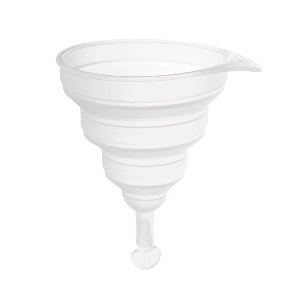 Lievik so špuntom KEMP pr. 12 cm