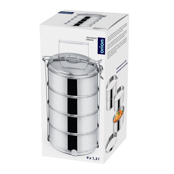 Obedár 4x1,3 l s viečkami