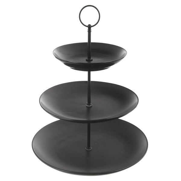 Servírovací stojan BLACK 3 poschodia