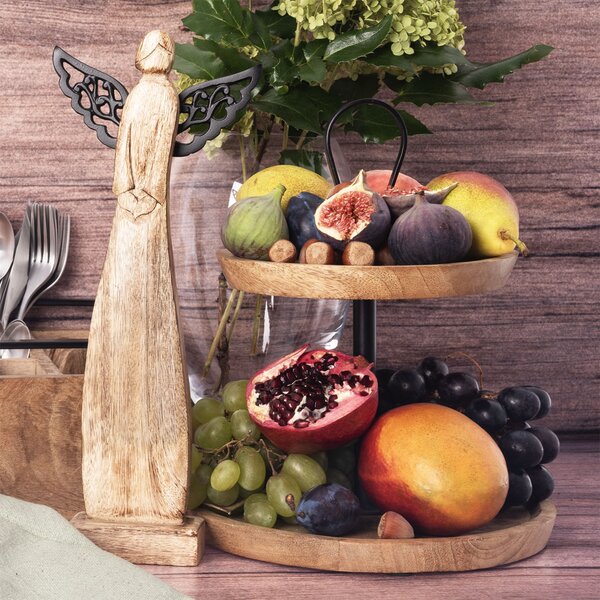 Servírovací stojan MANGO 2 poschodia