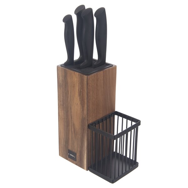 Stojan na nože s 5 ks nožov