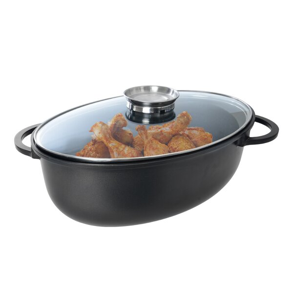 Pekáč Aroma s poklopom obojstranný 43x30 cm