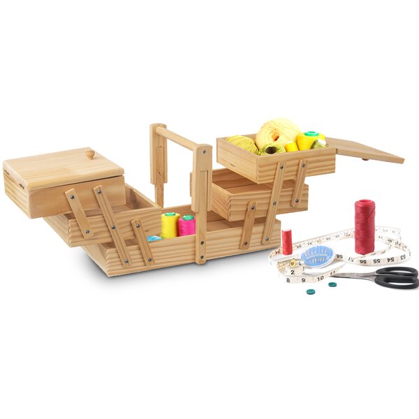 Kazeta na šitie rozkladacia 30x18x19 cm