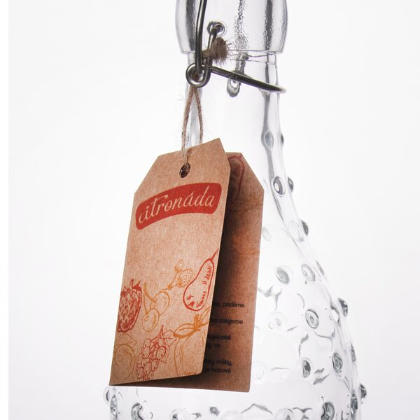 Fľaša s klip uzáverom Ida1 l