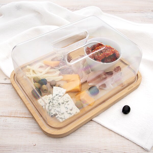 Servírovacia doska s poklopom 28x22x11 cm