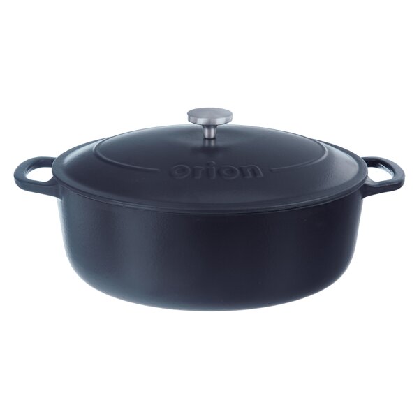 Pekáč s poklopom LIATINA SMALT 42x27 cm