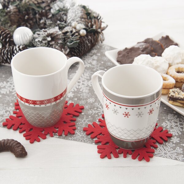 Hrnček Christmas 0,34 l 2 ks