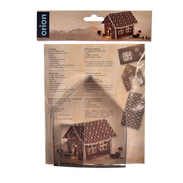 Vykrajovačka chalúpka sada 6 ks