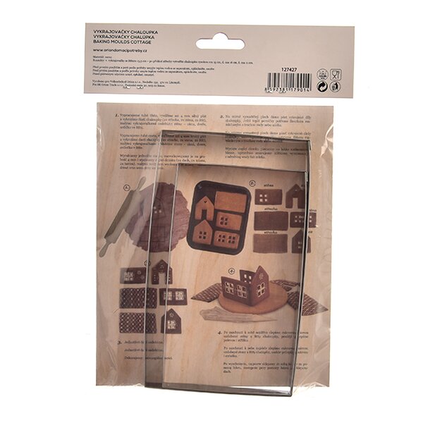 Vykrajovačka chalúpka sada 6 ks