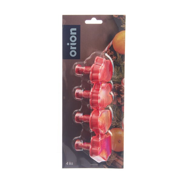 Vykrajovačka s piestom Vianoce 4 ks