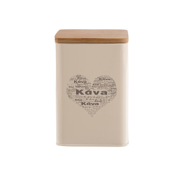 Dóza Káva SRDCE 9,5x9,5x14 cm