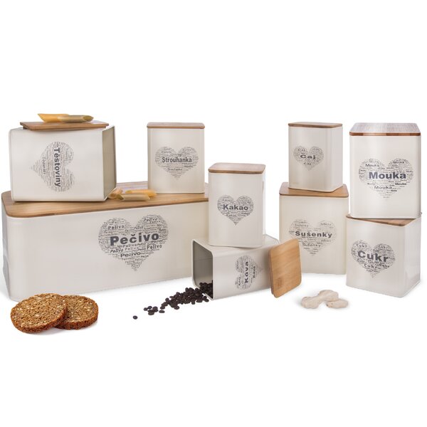 Dóza Cukr SRDCE 11,5x11x14 cm