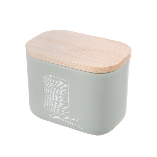 Dóza na vatové tyčinky a tampóny GREENISH