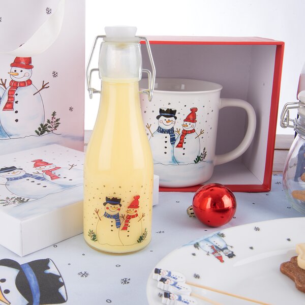 Fľaša s klip uzáverom SNEHULIAK 0,16 l