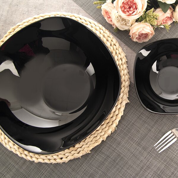 Misa LUNA black 24,5x24,5 cm