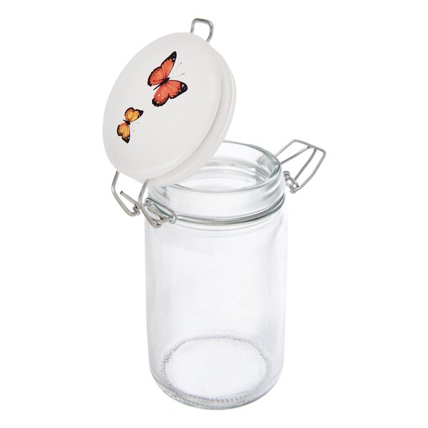 Dóza s klipovým uzáverom JAR motýľ 0,25 l