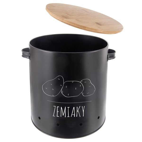 Dóza pr. 22,5 cm Zemiaky BLACK