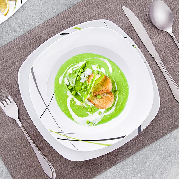 Hlboký tanier Green 21x21 cm