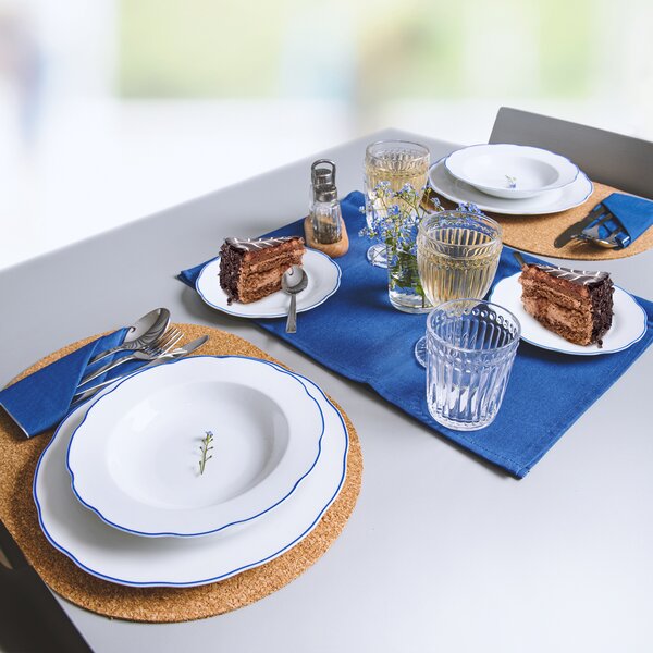 Plytký tanier Blue line pr. 26,5 cm