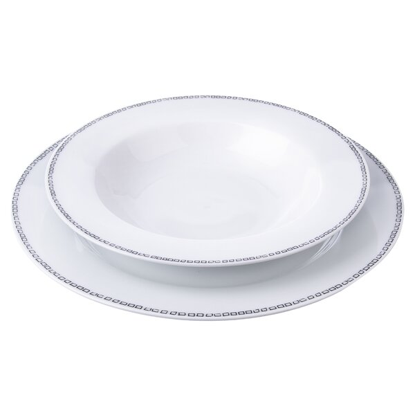 Jedálenská sada štvorečky 18 dielov