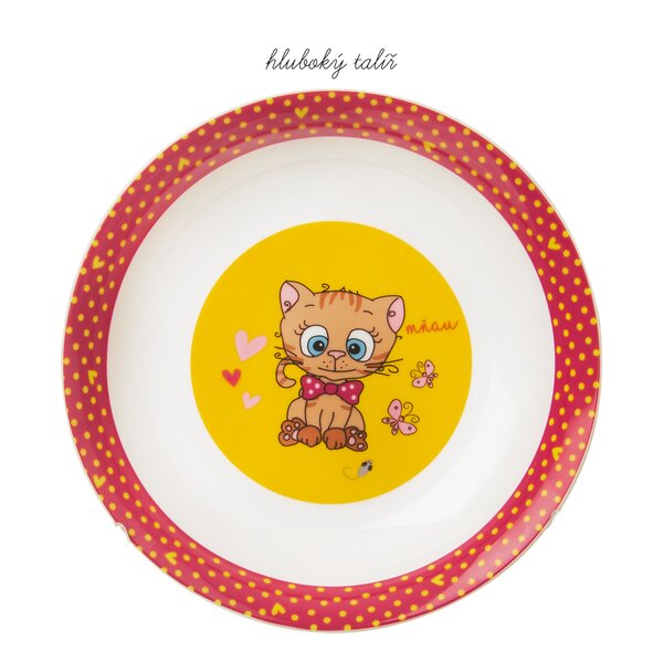 Jedálenská detská súprava KOCÚRY 3 diely