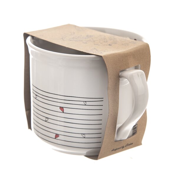 Darčekový hrnček varák s vreckom SRDIEČKA 0,5 l