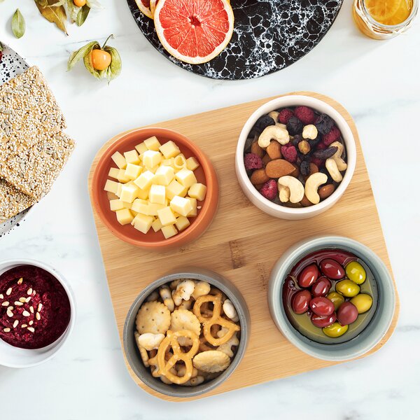 Servírovacie misky s táckou