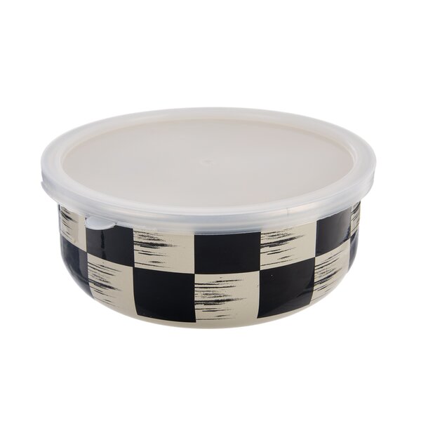 Miska ŠACHOVNICA Lem s vekom pr. 19 cm