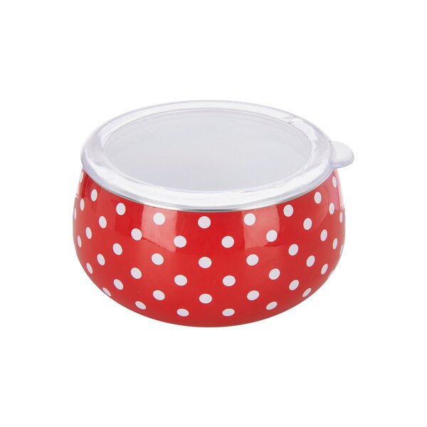 Miska BODKA Lem s viečkom pr. 13 cm