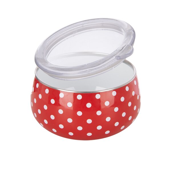 Miska BODKA Lem s viečkom pr. 13 cm