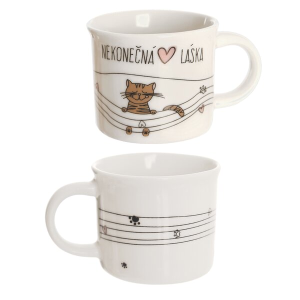 Hrnček NEKONEČNÁ LÁSKA mačka 0,1 l