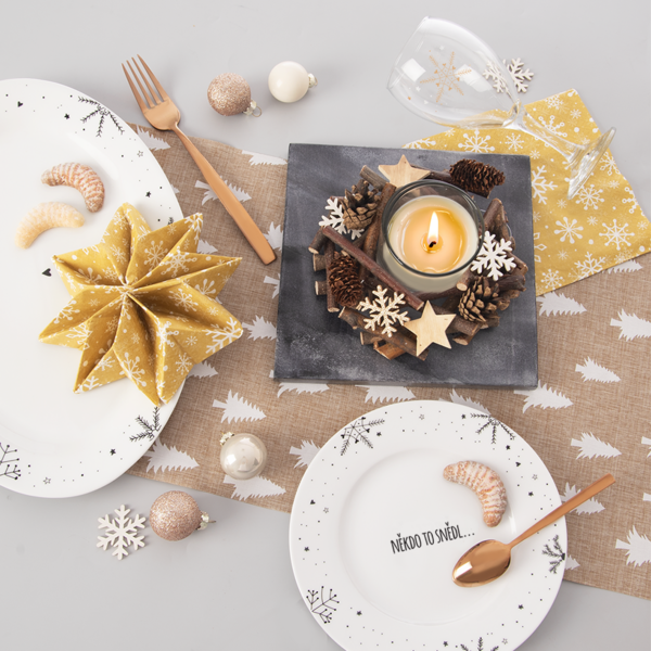 Dezertný tanier VLOČKA pr. 20 cm