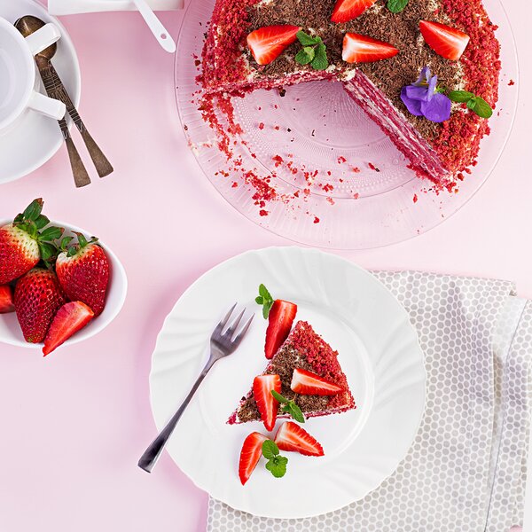 Dezertný tanier LUNA vlnky pr. 20 cm