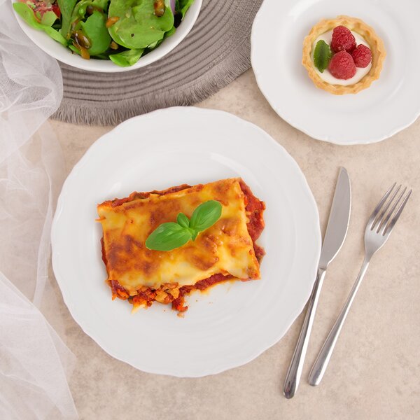 Plytký tanier MONA lem pr. 24,5 cm