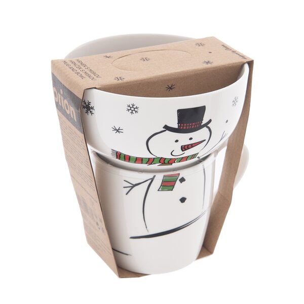 Hrnček s miskou SNEHULIAK 0,35 l