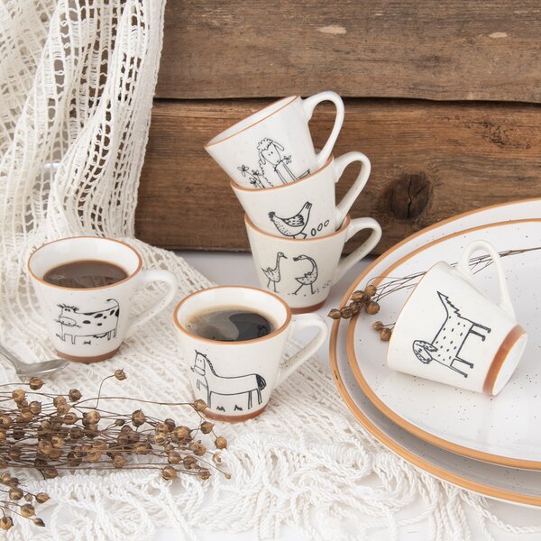 Hrnček STATOK krava espresso 0,07 l