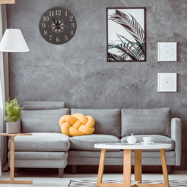 Hodiny nástenné Kompas pr. 34 cm