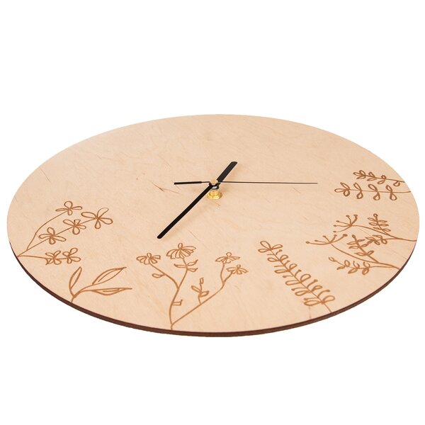 Hodiny nástenné LÚKA pr. 34 cm