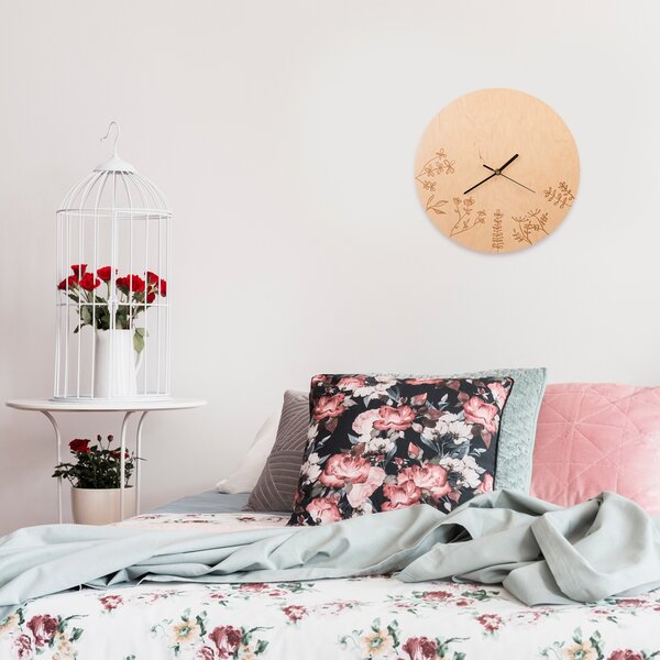 Hodiny nástenné LÚKA pr. 34 cm