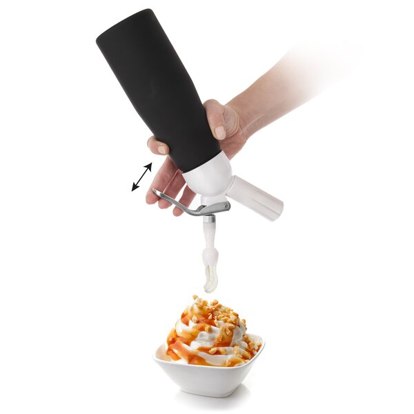 Šľahačková fľaša 0,68 l DELA+bombičky