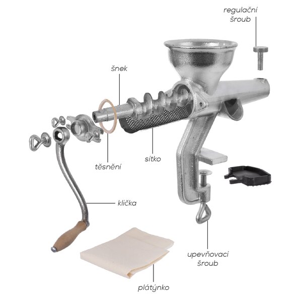 Odšťavovač s plátnom LIATINA